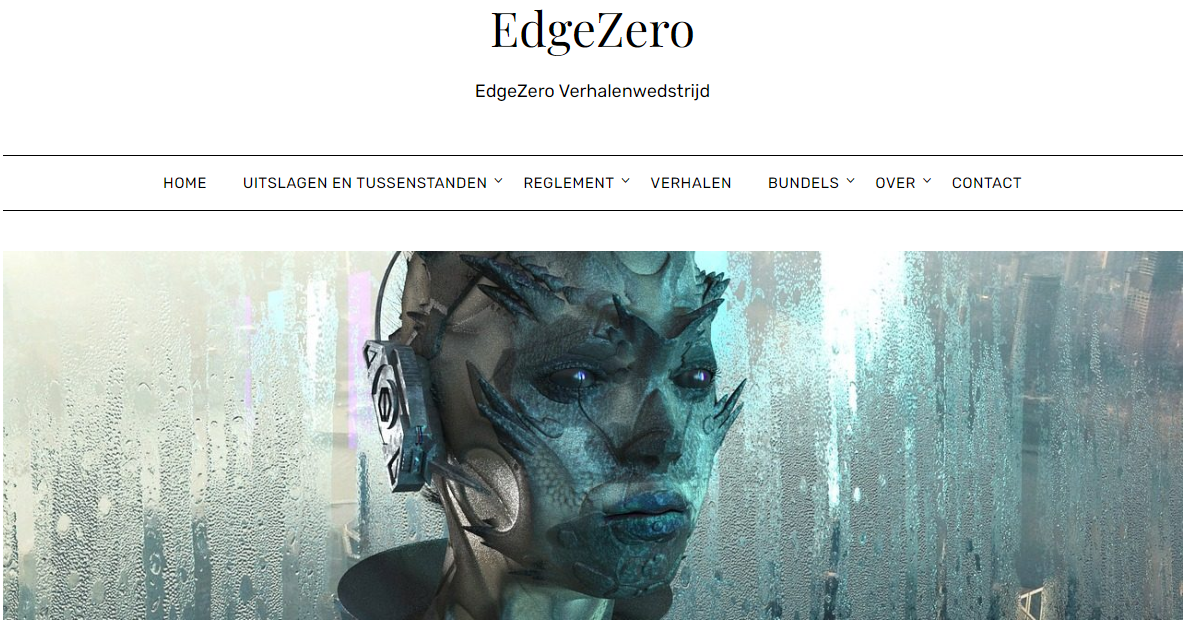 screen shot van de home page van EdgeZero
